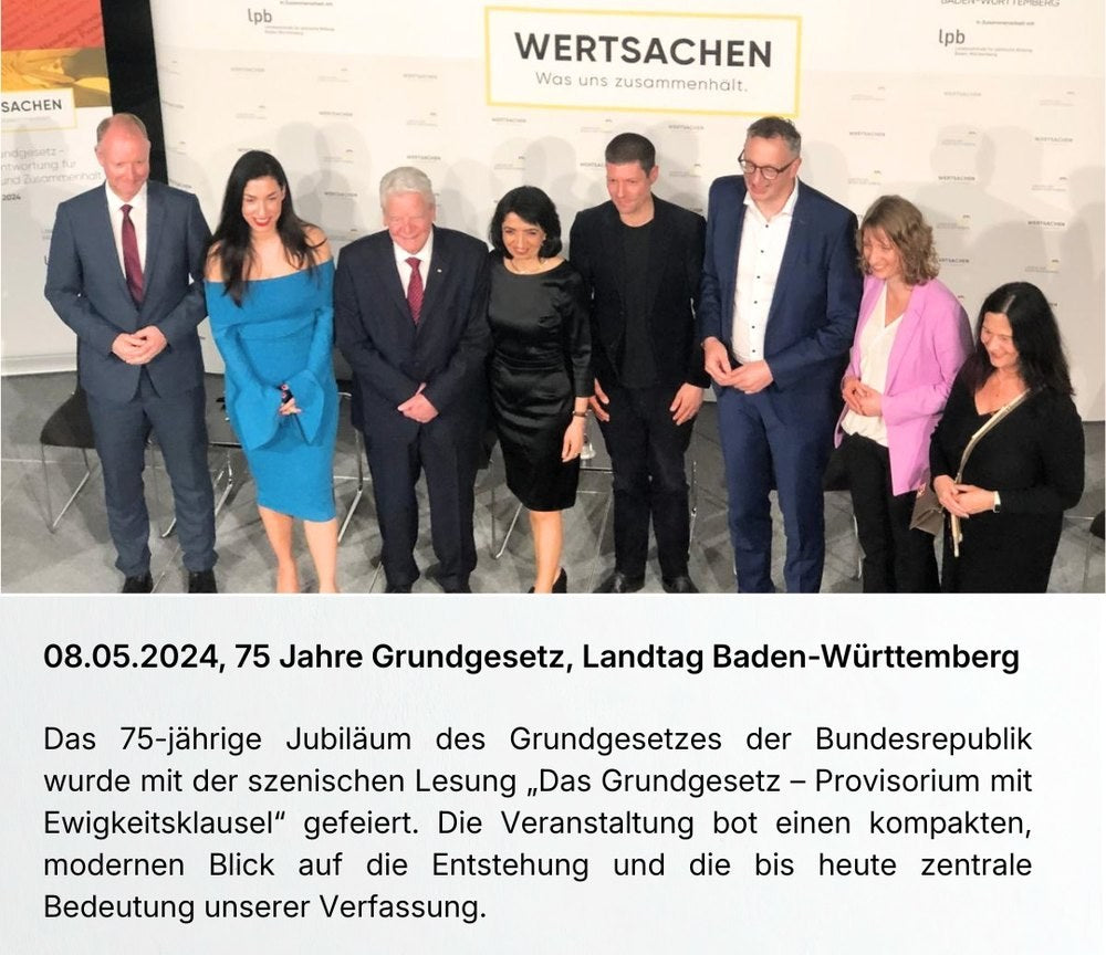 Das Grundgesetz – 75 Jahre Grundgesetz, Landtag Baden-Württemberg, 08.05.2024